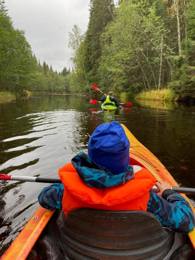 Stuga Ros Naturcamping Lagom Grasmark Luaran gambar